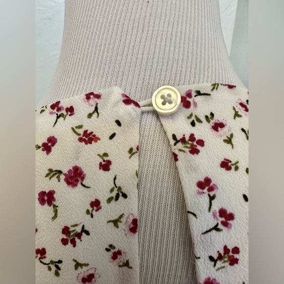 NEW 1. State GORGEOUS white floral wrap dress - senior photo or bridal DRESS - Picture 9 of 11